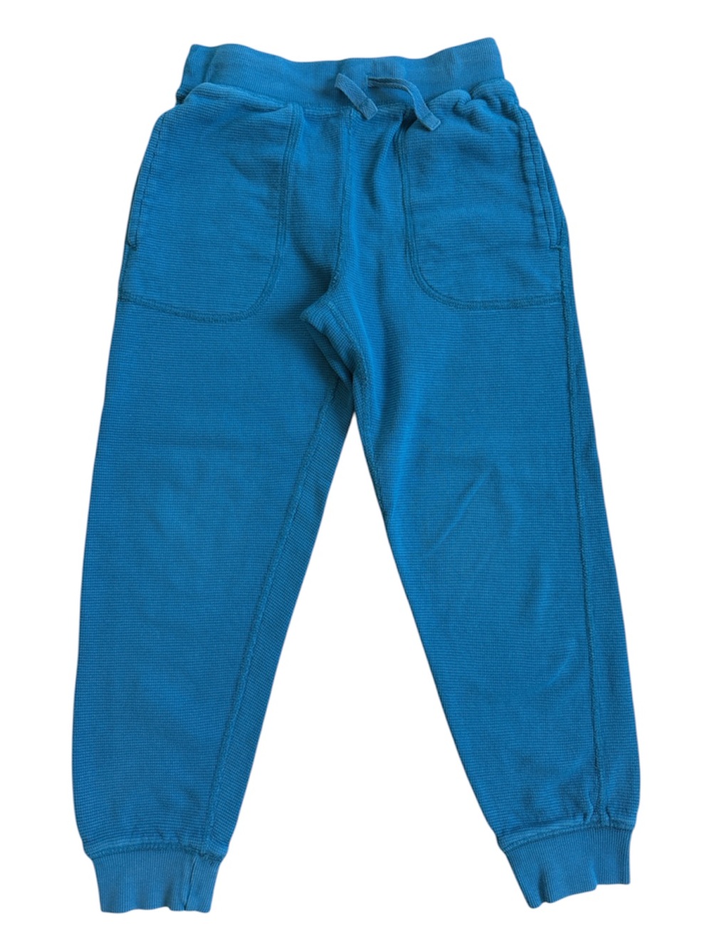 Hanna Andersson Teal Kids Cotton Jogger Pant.